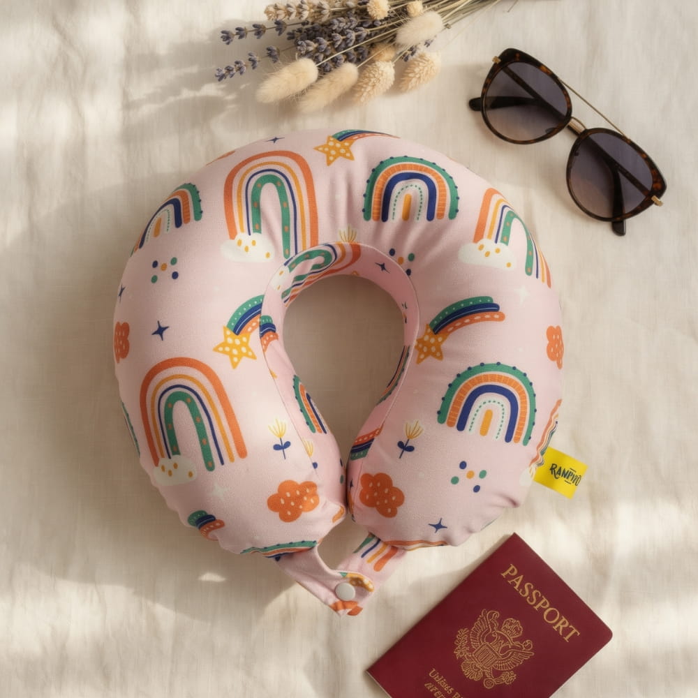 Dreamy Rainbow Travel Neck Pillow