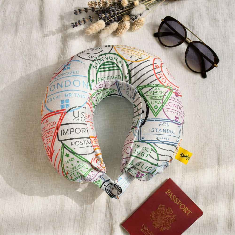Around the World Travel Neck Pillow