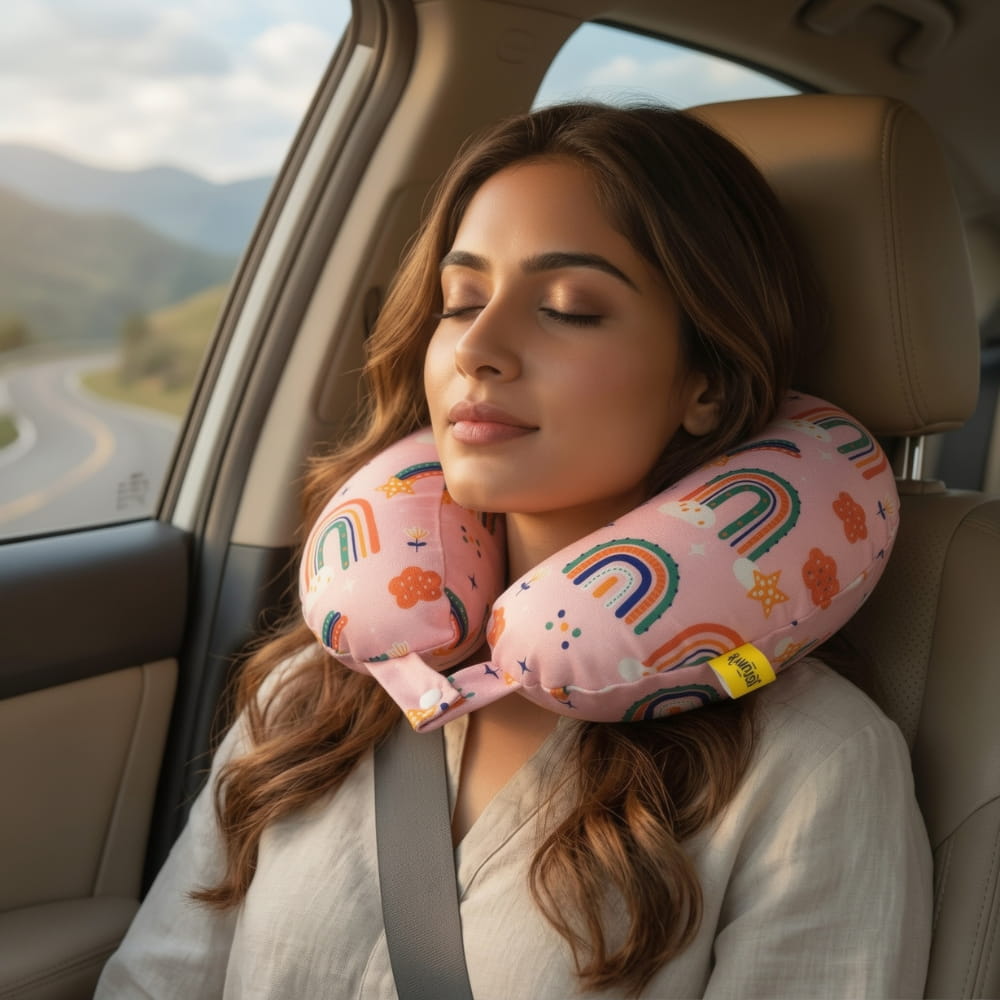 Dreamy Rainbow Travel Neck Pillow
