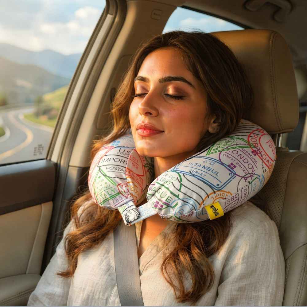 Around the World Travel Neck Pillow
