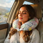Around the World Travel Neck Pillow