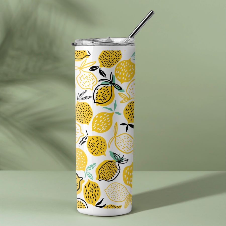 Citrus Sips Steel Tumbler