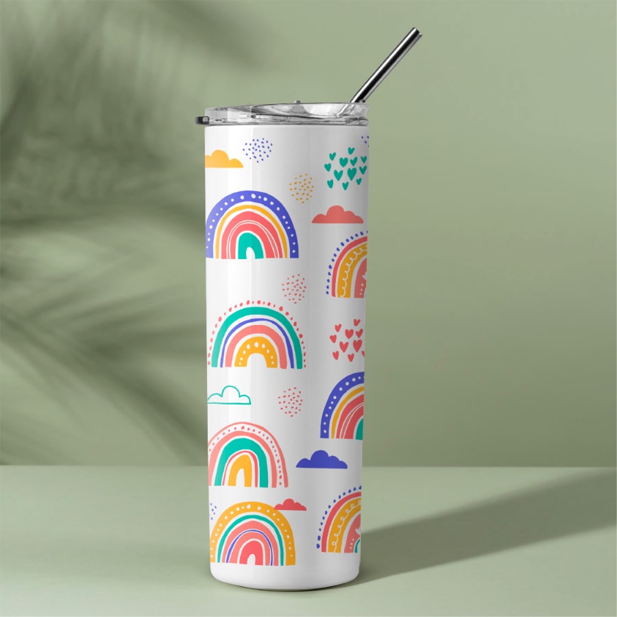 Chasing Rainbows Steel Tumbler