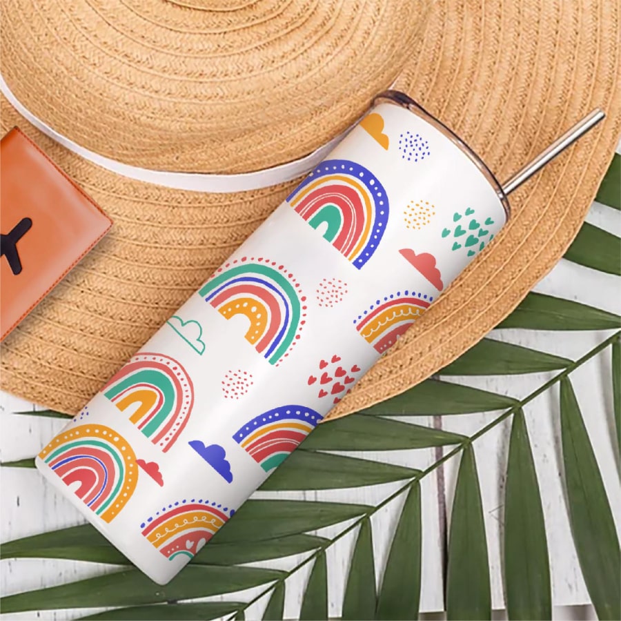 Chasing Rainbows Steel Tumbler