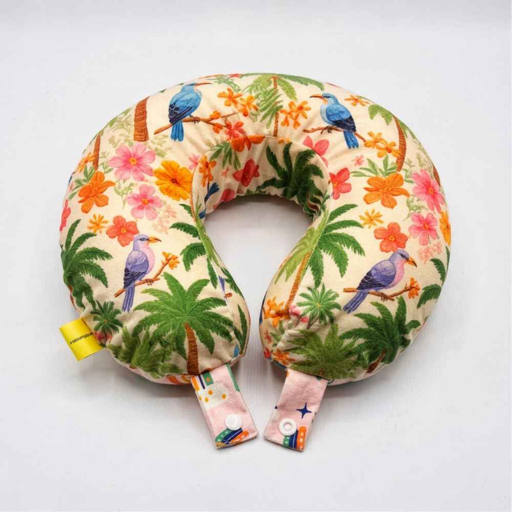 Floral Paradise Travel Neck Pillow