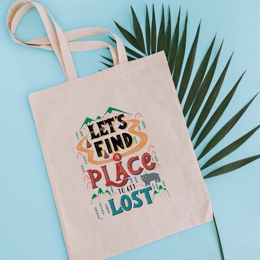 Let's find the place tote bag