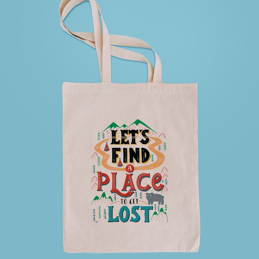 Let's find the place tote bag