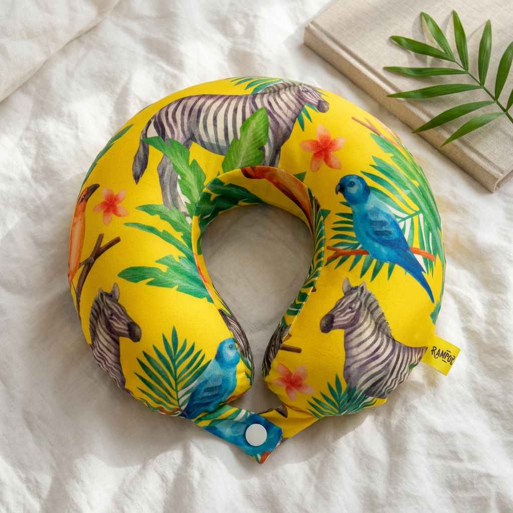 Jungle Vibes Travel Pillow