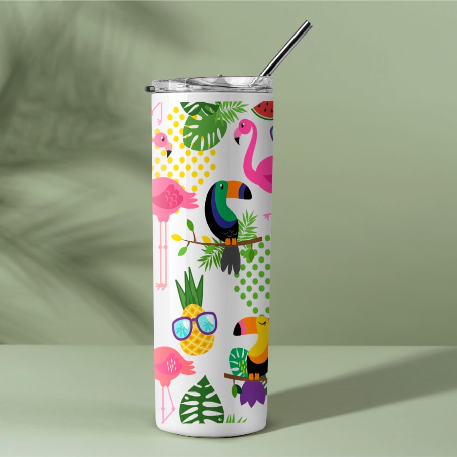 Tropical Squeeze Steel Tumbler