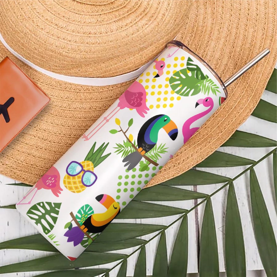 Tropical Squeeze Steel Tumbler