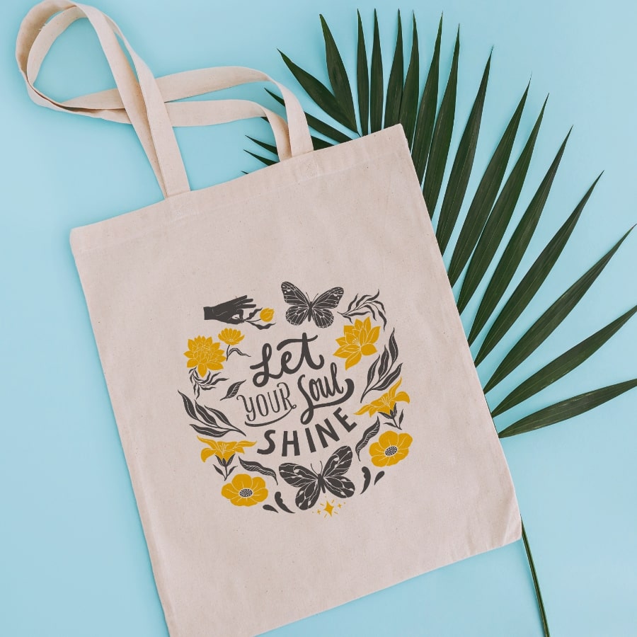 Shine tote bag