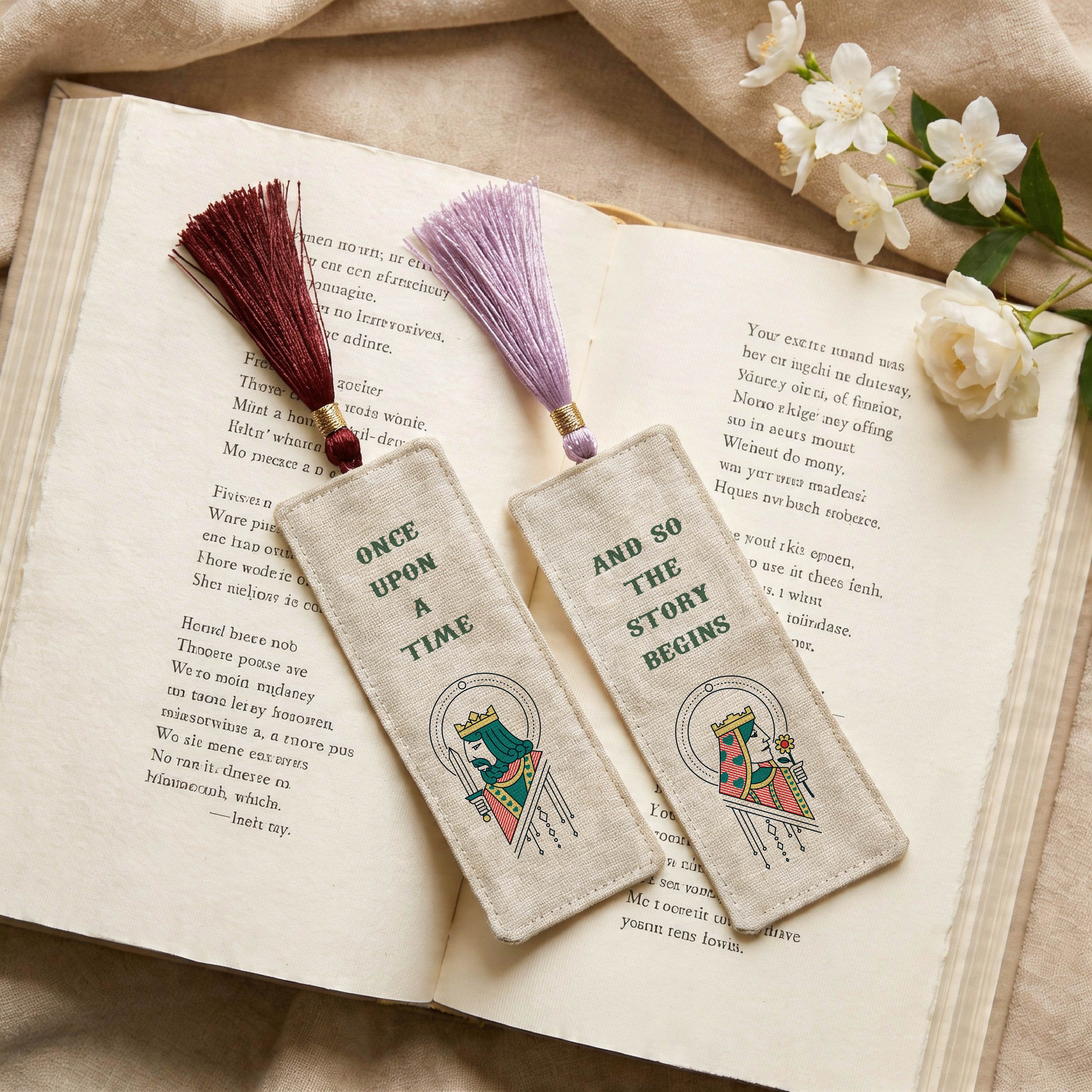 Vintage Quote Bookmark Set Of 2