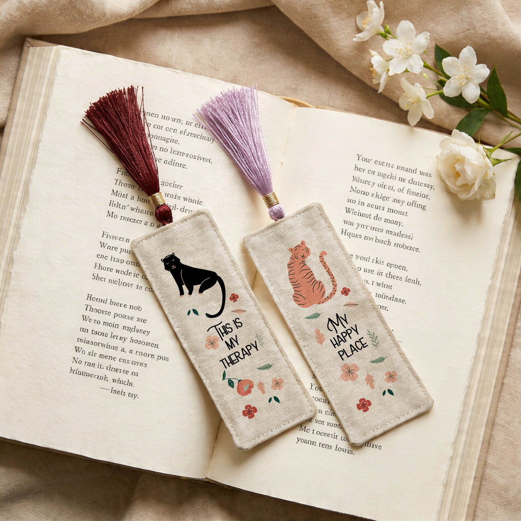 Cozy Reading Tassel Bookmark Set Of 2