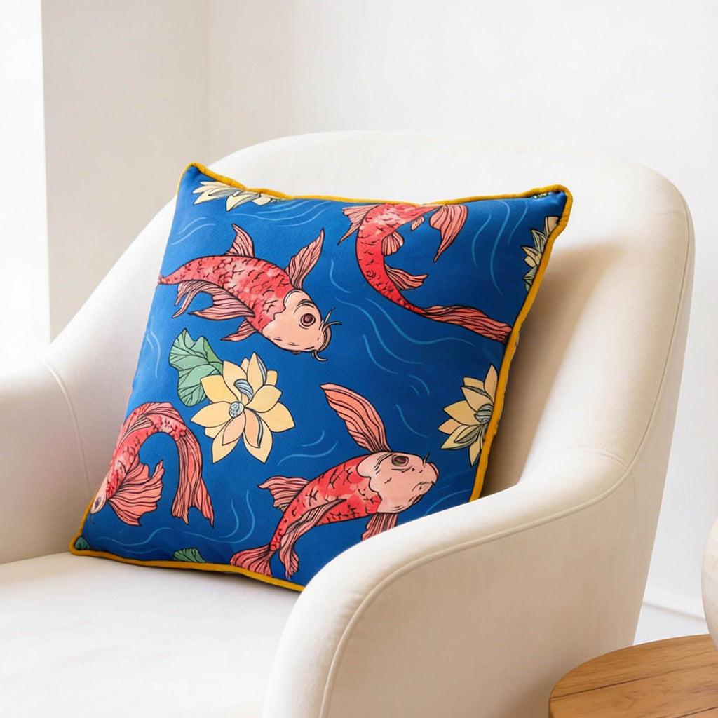 Koi Garden Cushion Cover Set Of 2
