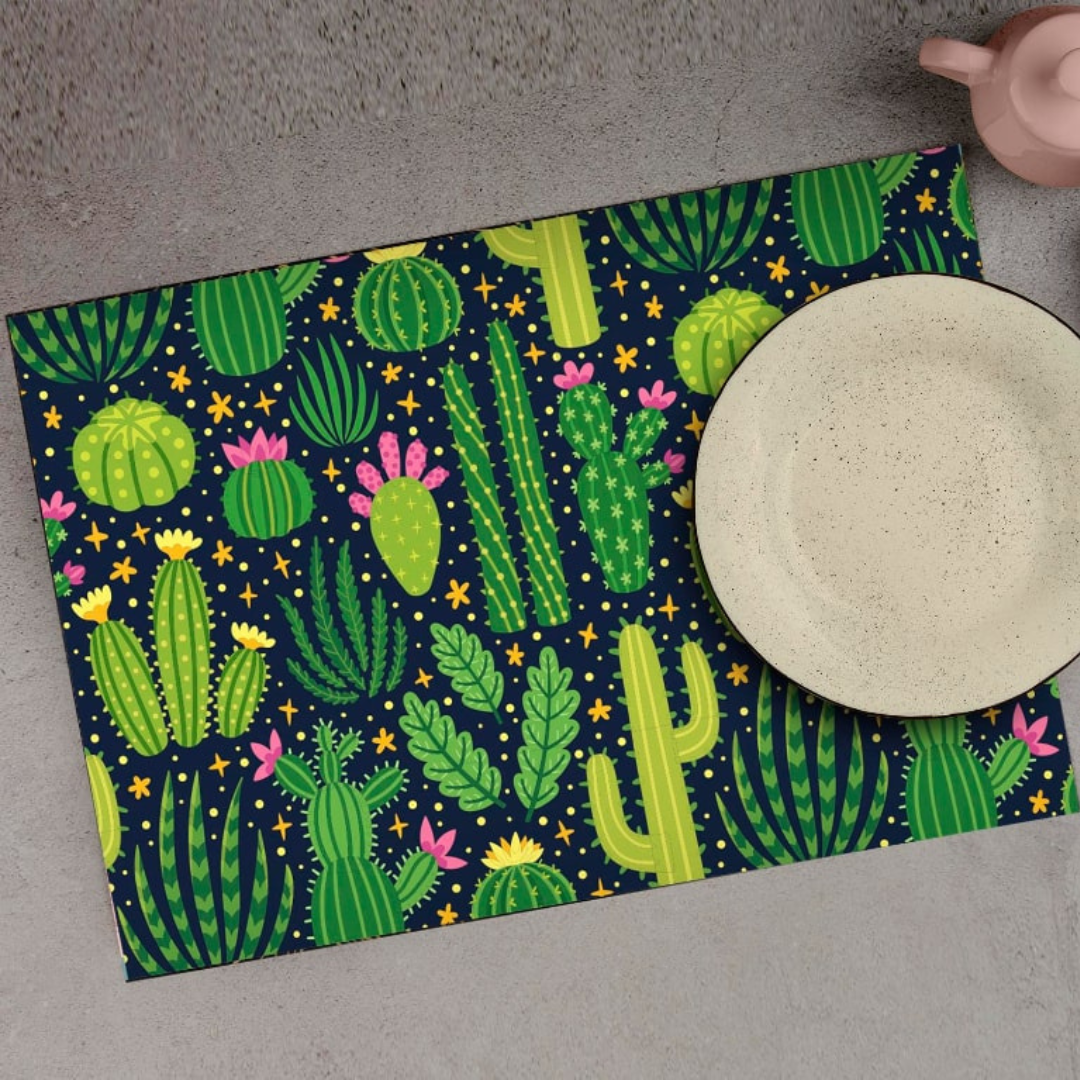 Cactus Fiesta Dining Mat