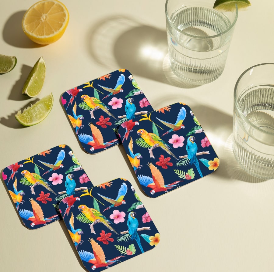 Tropic tanager coaster