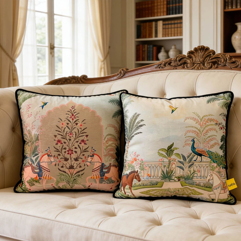 Royal Garden Cushion Cover Set Of 2