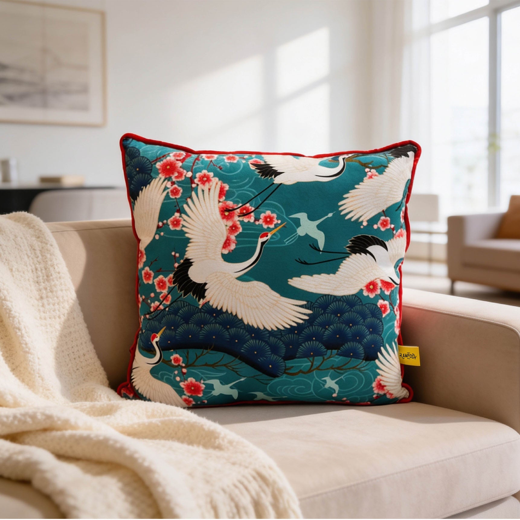 Oriental Elegance Cushion Covers Set Of 2
