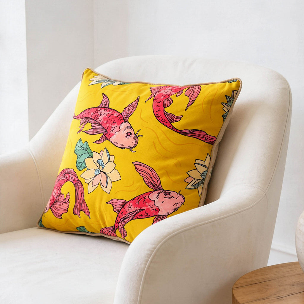 Koi Garden Cushion Cover Set Of 2