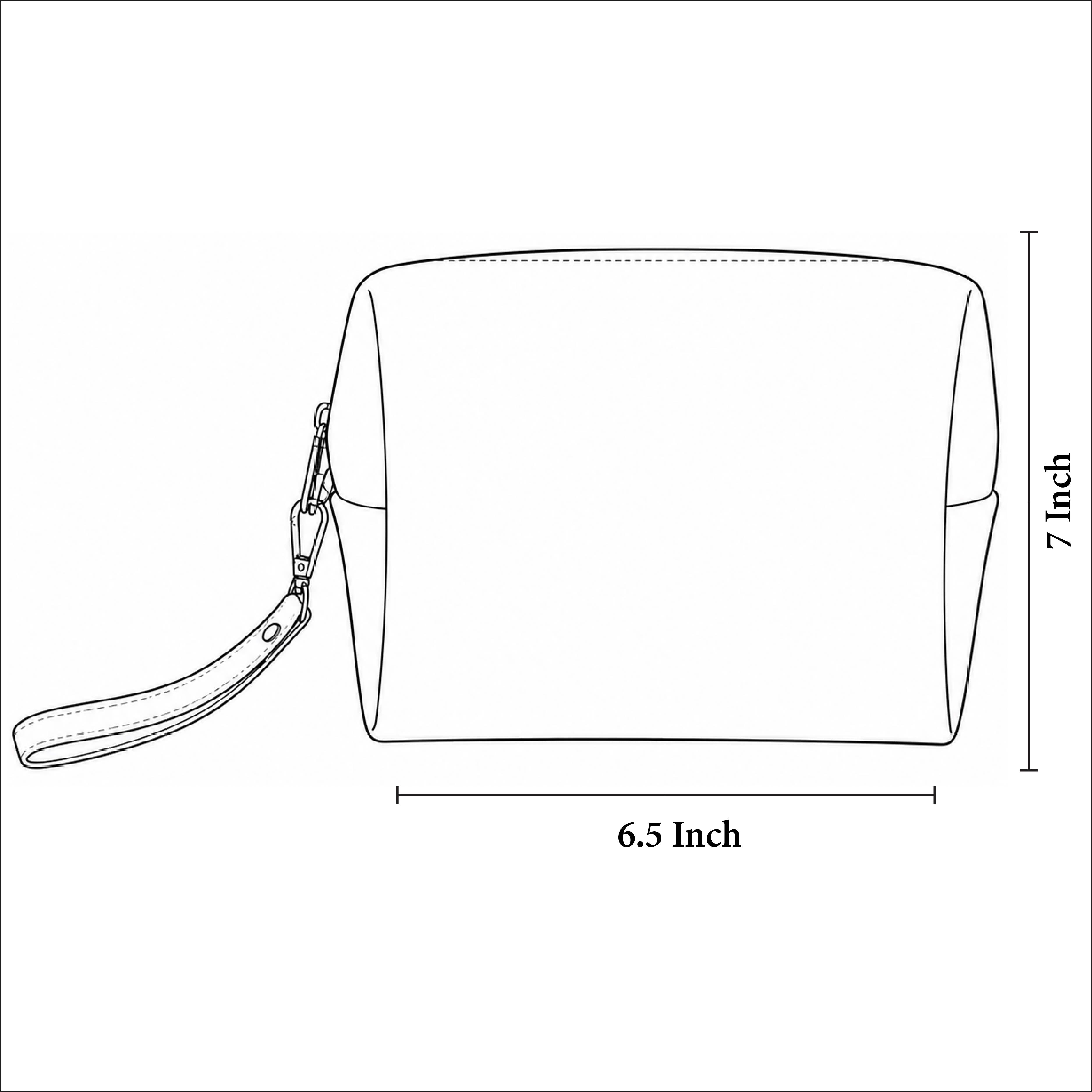 Autumn Bloom Woman Vegan Leather Pouch