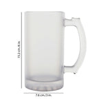 Roar Pop frosted beer mug