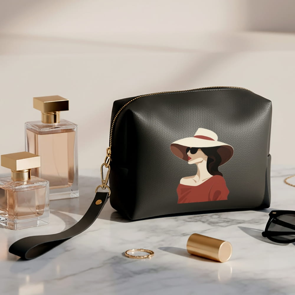 Chic Lady Vegan Leather Pouch