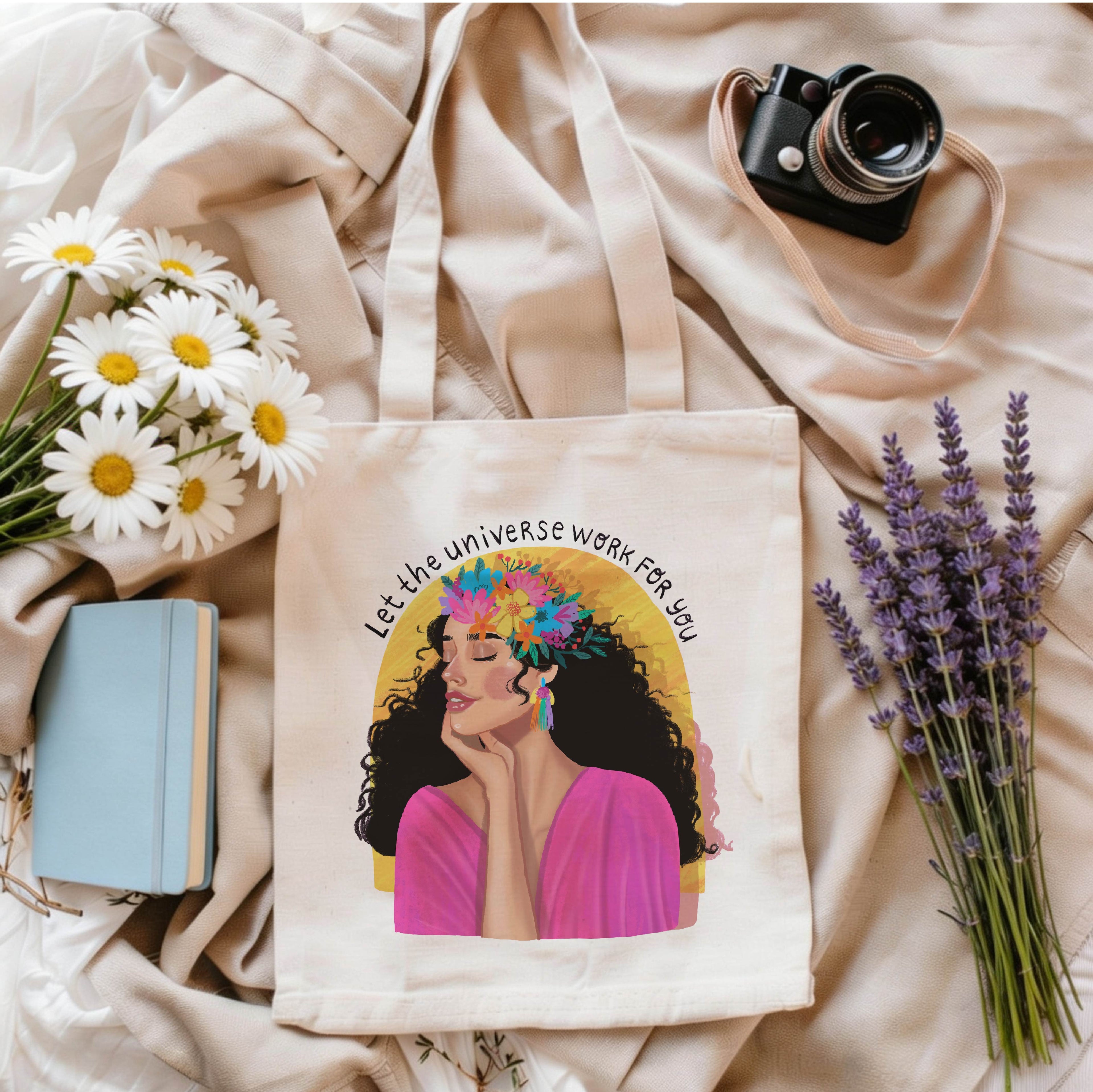 Let the Universe Canvas Tote Bag