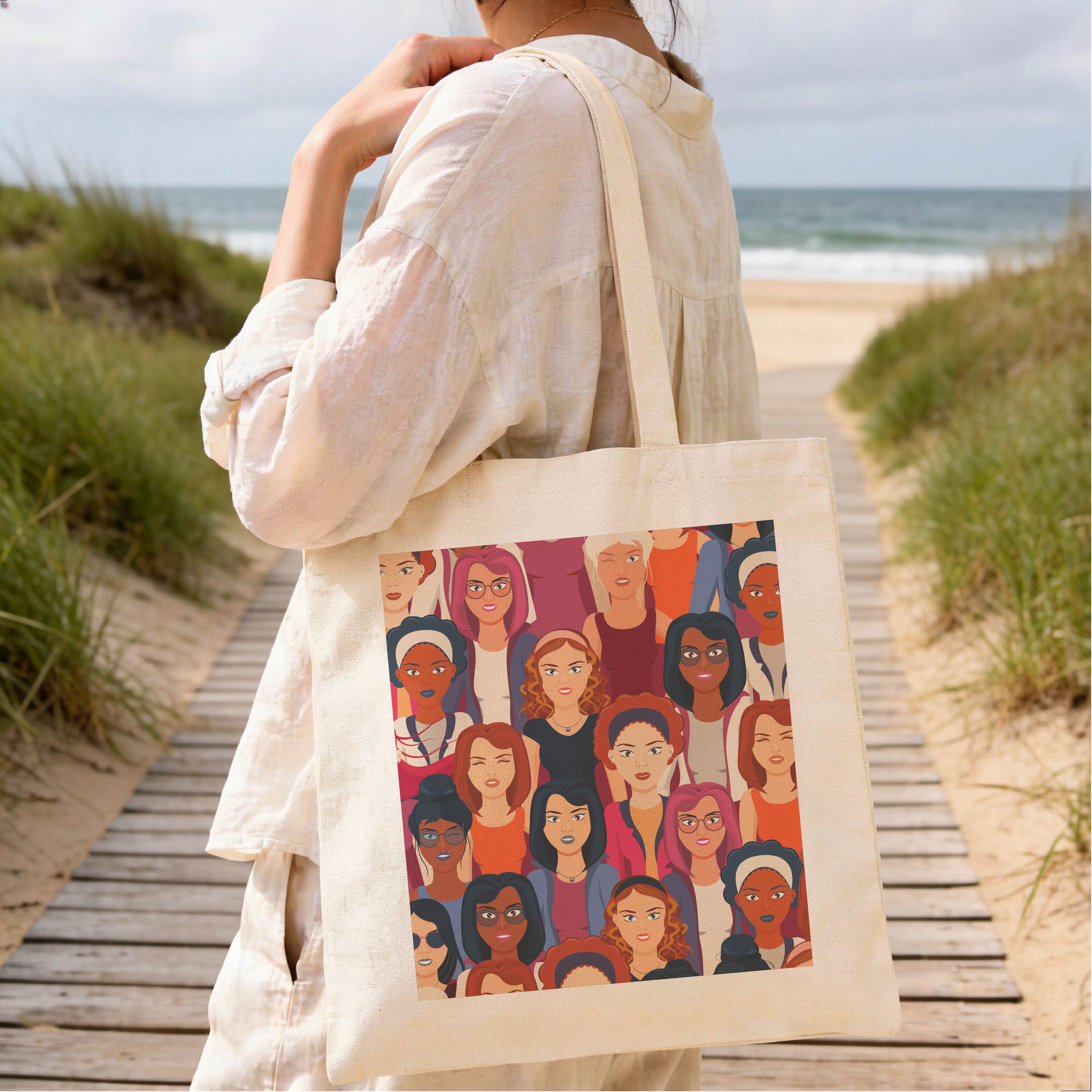 Empowered Women Canvas Tote Bag