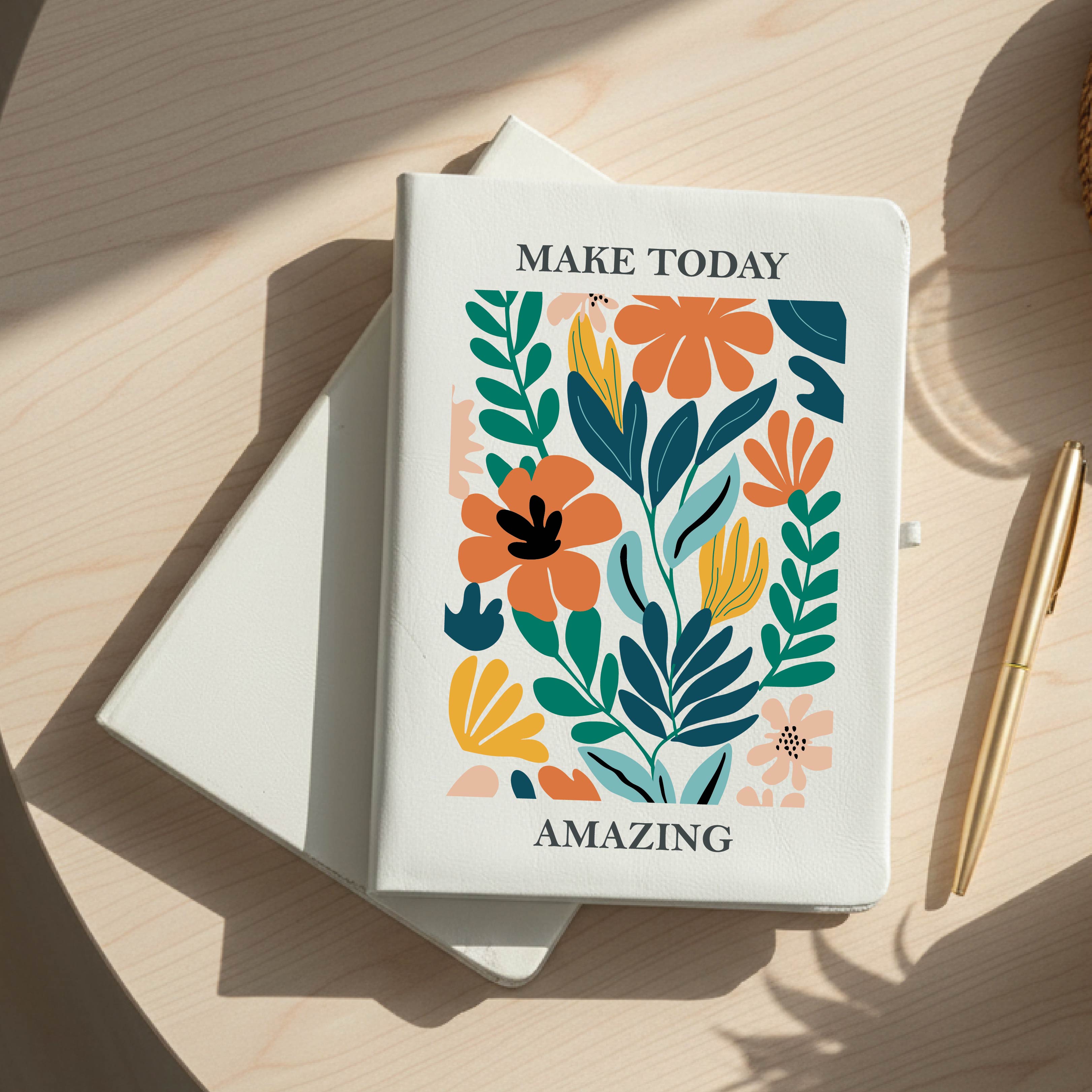 Make Today Amazing Vegan Leather Diary