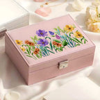 Spring Blossom Floral Jewellery Organizer Box