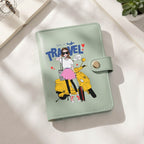 Time To Travel Vegan Leather Passport Holder