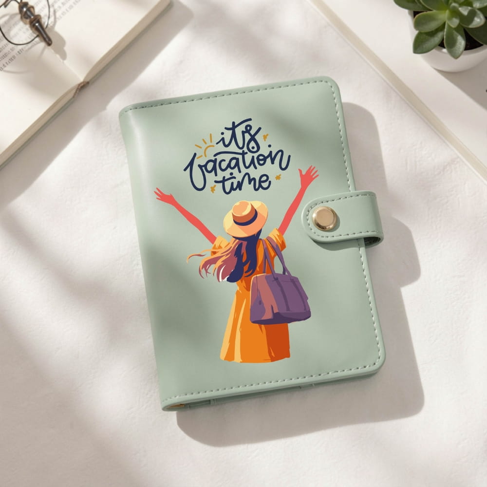 t’s Vacation Time Vegan Leather Passport Holder