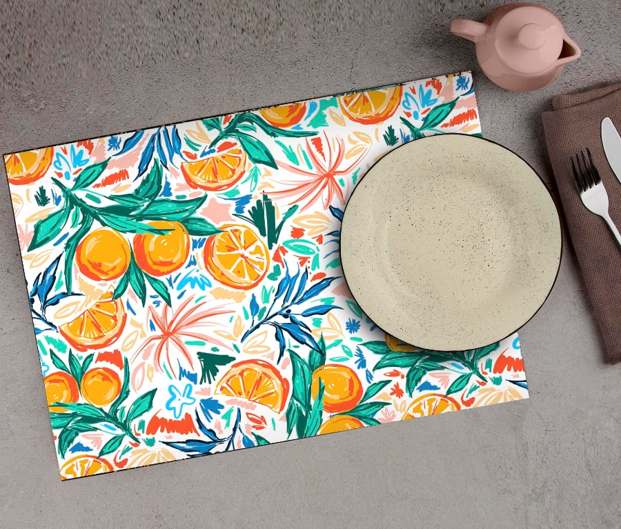 Citrus Splash Dining Mat